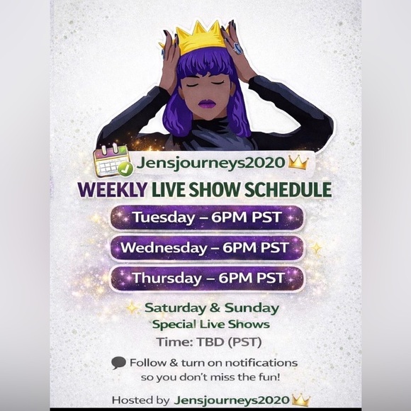 Lives Wednesday -Friday 6pm PST, Saturday and Sunday TBD - Picture 3 of 17